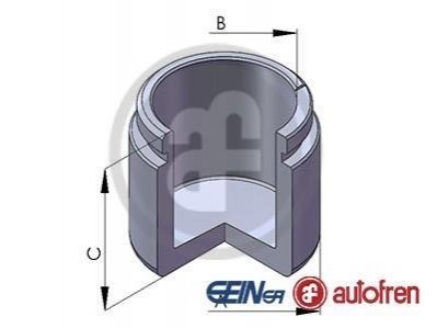 Поршень гальмівного супорта AUTOFREN D025137 (фото 1)