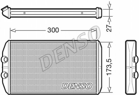 Радіатор пічки DAILY VI.. DENSO DRR12008