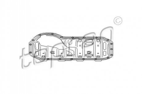 Прокладка масляного піддону TOPRAN / HANS PRIES 100714
