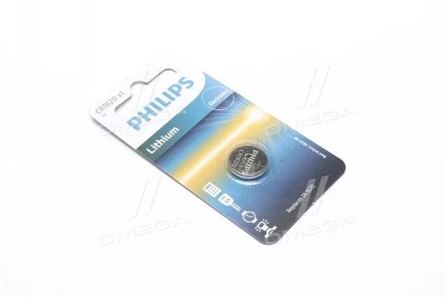 Батарейки кнопкові, літієві PHILIPS CR162000B (фото 1)