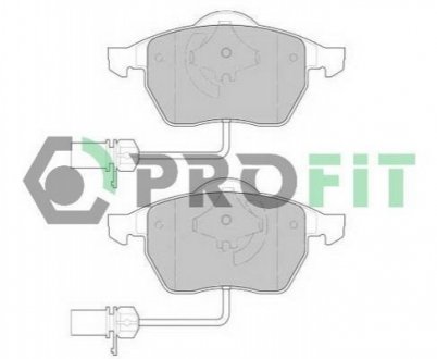Колодки гальмівні дискові PROFIT 50001323
