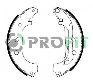 Колодки гальмівні барабанні PROFIT 50010648