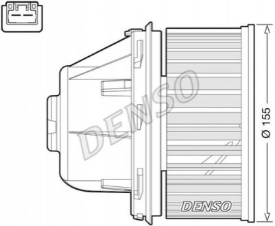 Dmuchawa FORD C-MAX 07-... DENSO DEA10053