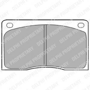 Гальмівні(тормозні) колодки DELPHI LP132