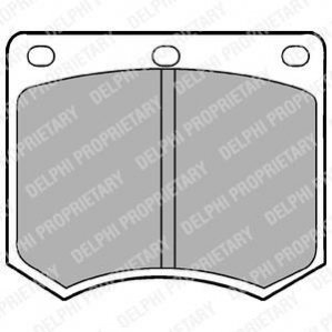 Гальмівні(тормозні) колодки DELPHI LP154