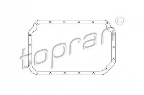 Прокладка масляного піддону TOPRAN / HANS PRIES 101594