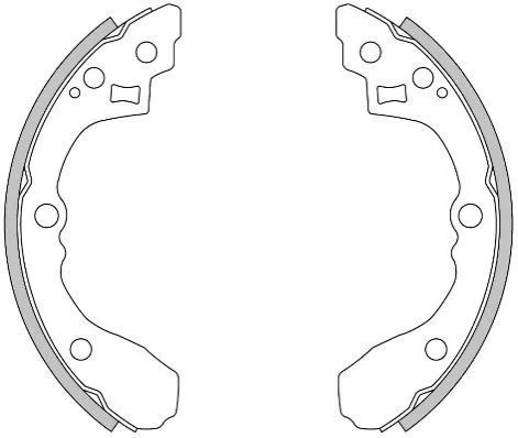 Колодки гальмівні барабанні REMSA 427500 (фото 1)