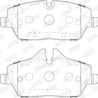 KLOCKI HAM./PRZ/ BMW I3 13- JURID 573841J (фото 1)