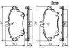 Гальмівні колодки, дискові BOSCH 0986494663 (фото 2)