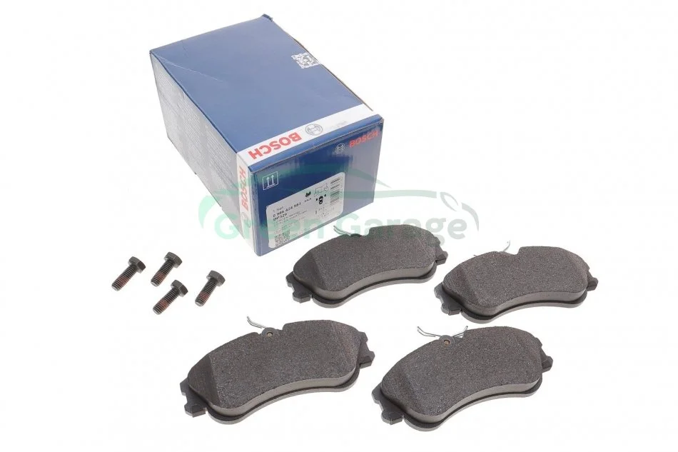 Гальмівні колодки, дискові BOSCH 0986424583 (фото 1)
