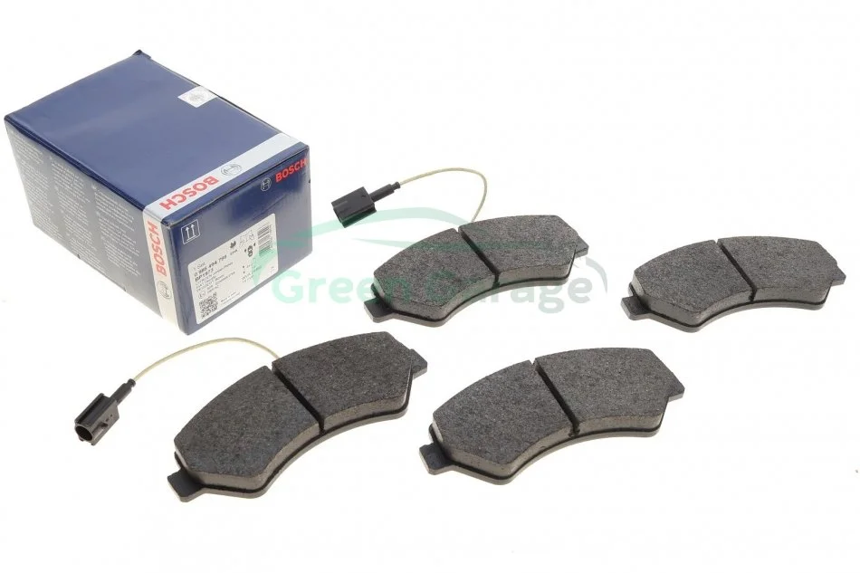 Гальмівні колодки, дискові BOSCH 0986494799 (фото 1)