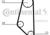 Комплект ремня грм + Помпа CONTITECH CT732WP1 (фото 4)
