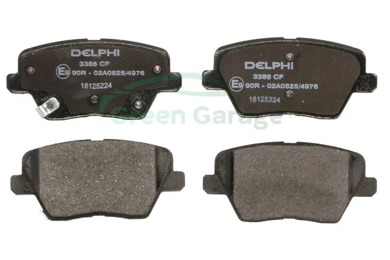 Гальмівні колодки, дискові DELPHI LP3386 (фото 1)