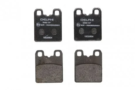 Гальмівні колодки, дискові DELPHI LP3382