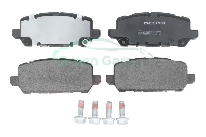 Гальмівні колодки, дискові DELPHI LP3244 (фото 1)