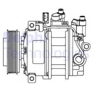 KOMPRESOR KLIM.AUDI A4 00- DELPHI CS20546