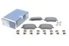 Гальмівні колодки, дискові BOSCH 0986494160 (фото 2)