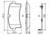 Гальмівні колодки, дискові BOSCH 0986494842 (фото 7)