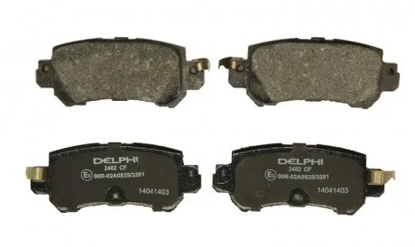 Гальмівні колодки, дискові DELPHI LP2482
