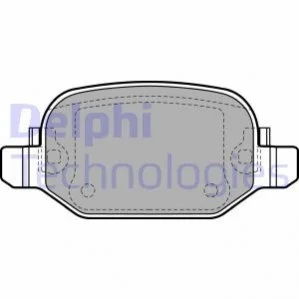 Гальмівні колодки, дискові DELPHI LP2475 (фото 1)
