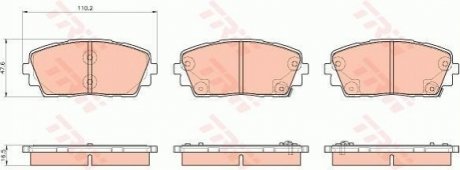 Гальмівні колодки, дискові TRW GDB3535