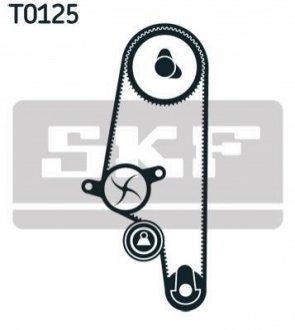 Набір ГРМ (ремінь + ролик) SKF VKMA01106