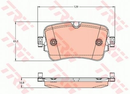 Гальмівні колодки, дискові TRW GDB2131