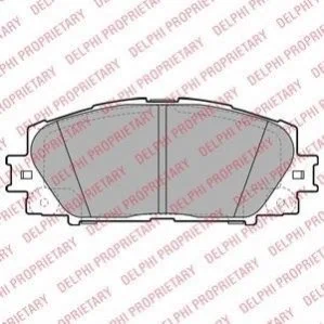 Гальмівні колодки, дискові DELPHI LP2135 (фото 1)