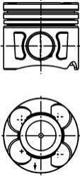 Поршень двигуна 1.3 JTD Multijet KOLBENSCHMIDT 41289600