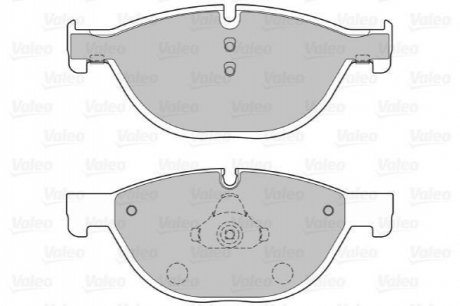 Дисковые тормозные колодки VALEO 601136