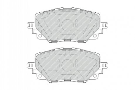Гальмівні колодки, дискові FERODO FDB4873