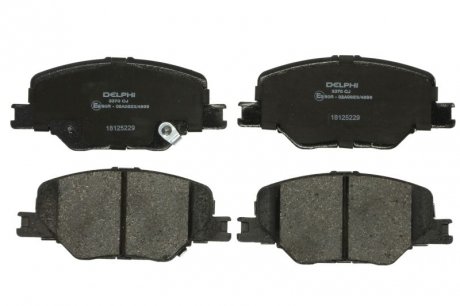 Гальмівні колодки, дискові DELPHI LP3370