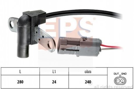 Датчик положения коленвала EPS 1953023