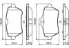 Гальмівні колодки, дискові BOSCH 0986494790 (фото 2)