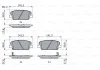 Гальмівні колодки, дискові BOSCH 0986494979 (фото 1)