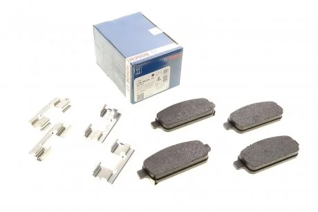 Гальмівні колодки, дискові BOSCH 0986494666