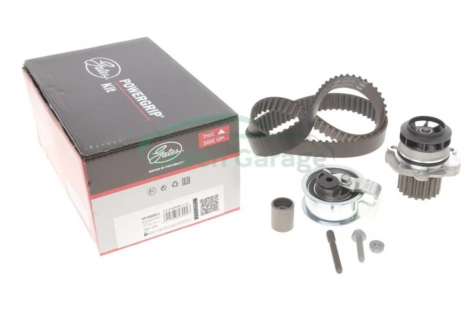 Ремкомплекты привода ГРМ автомобилей с водяным насосом PowerGrip Kit (Пр-во Gates) GATES KP15569XS3 (фото 1)