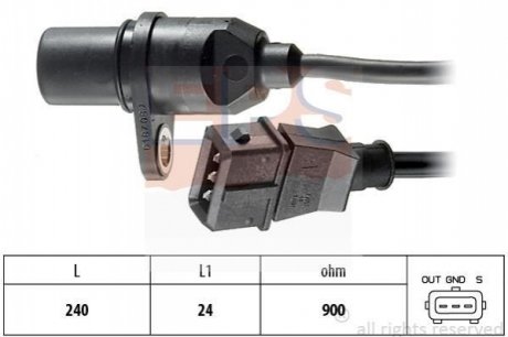 Датчик положения коленвала EPS 1953187