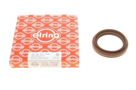 Уплотнение вала, коленчатый вал TOYOTA 2,5/2,8/3,0 TD 50*68*14 FPM (пр-во Elring) ELRING 848410