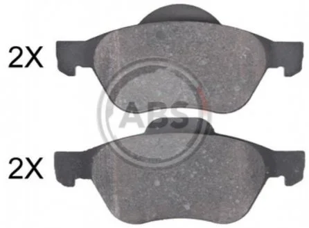 Гальмівні колодки пер. Renault Megane/Scenic/Clio 05-09 (ATE) A.B.S. 35023