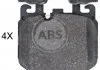 Колодки гальмівні, дискові A.B.S. 35144 (фото 1)