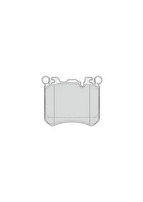 Дисковые тормозные колодки JURID 573351J (фото 1)