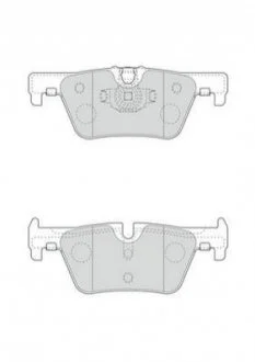 Гальмівні колодки зад. BMW 1 (F20)/3 (F30/F31/F80) 11-19 (Bosch) JURID 573401J