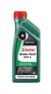 Brake Fluid DOT 4 1L (x12) CASTROL EBCBFDT412X1L (фото 1)