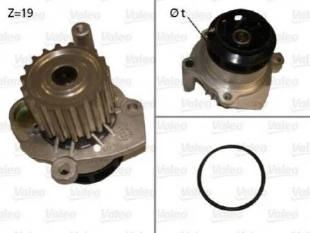 Насос охолоджуючої рідини VALEO 506700