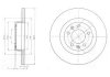 Гальмівні(тормозні) диски DELPHI BG4085 (фото 1)