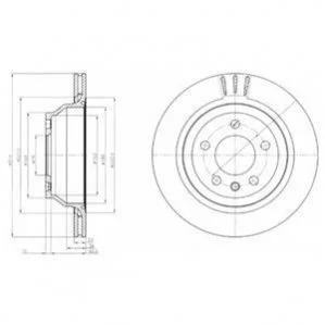 Гальмівні(тормозні) диски DELPHI BG3894