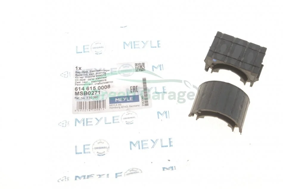 Втулка стабилизатора OPEL ASTRA H, MERIVA B, SIGNUM, VECTRA C 02- перед. мост (Пр-во) MEYLE 6146150008 (фото 1)