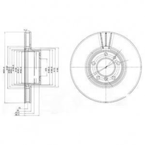 Гальмівні(тормозні) диски DELPHI BG9005