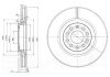 Гальмівні(тормозні) диски DELPHI BG3714 (фото 1)